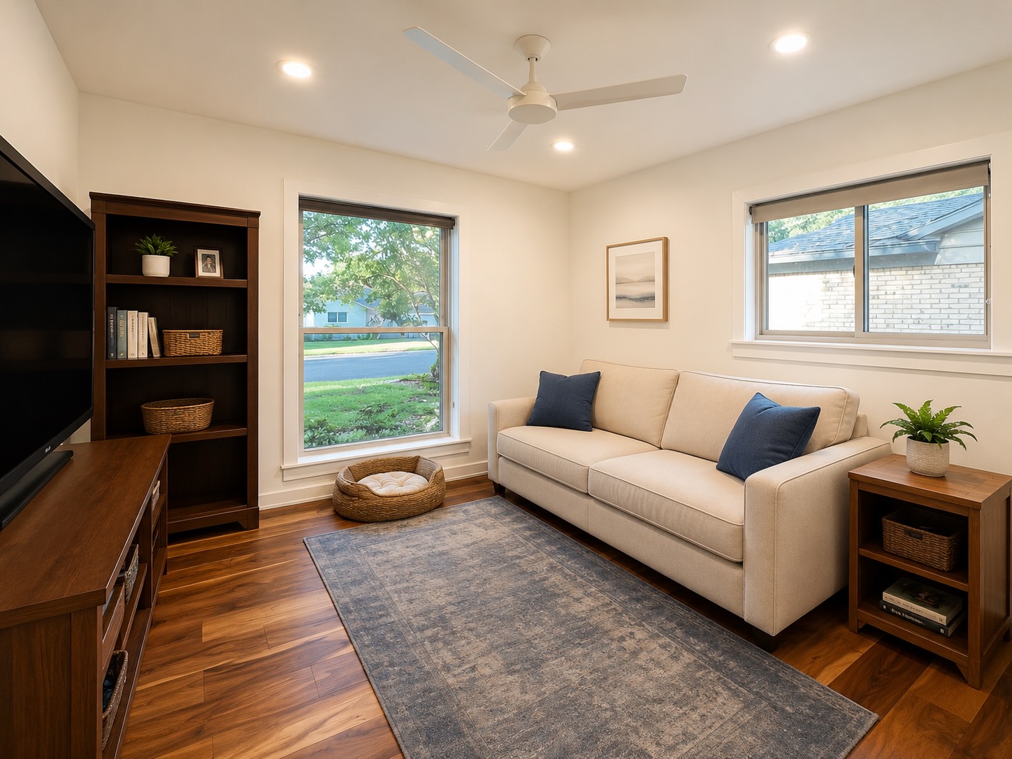 2303 Remuda Trail Austin, TX 78745 - Photo 24 of 27 Front bedroom with staging (decluttered with AI)