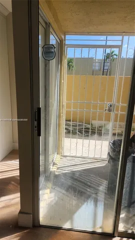 a view of front door