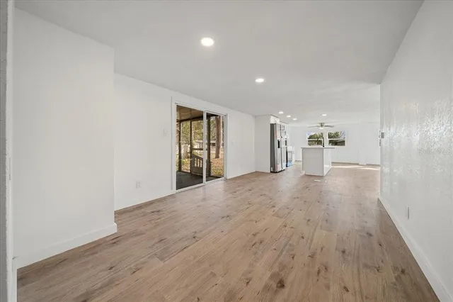 wooden floor in an empty room