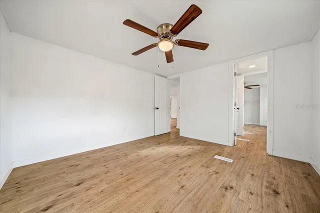 wooden floor in an empty room