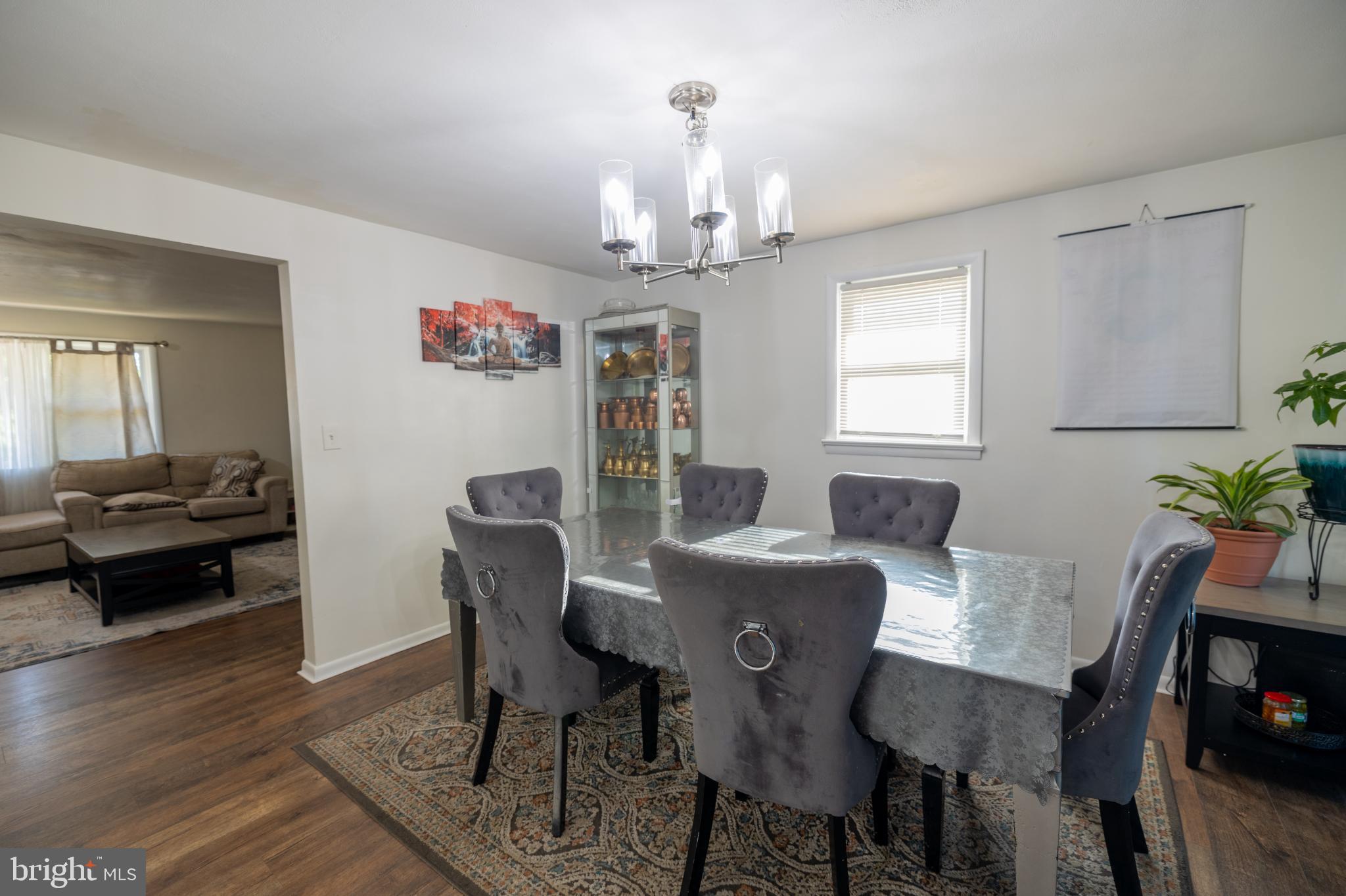 Elegant dining space with modern charm.