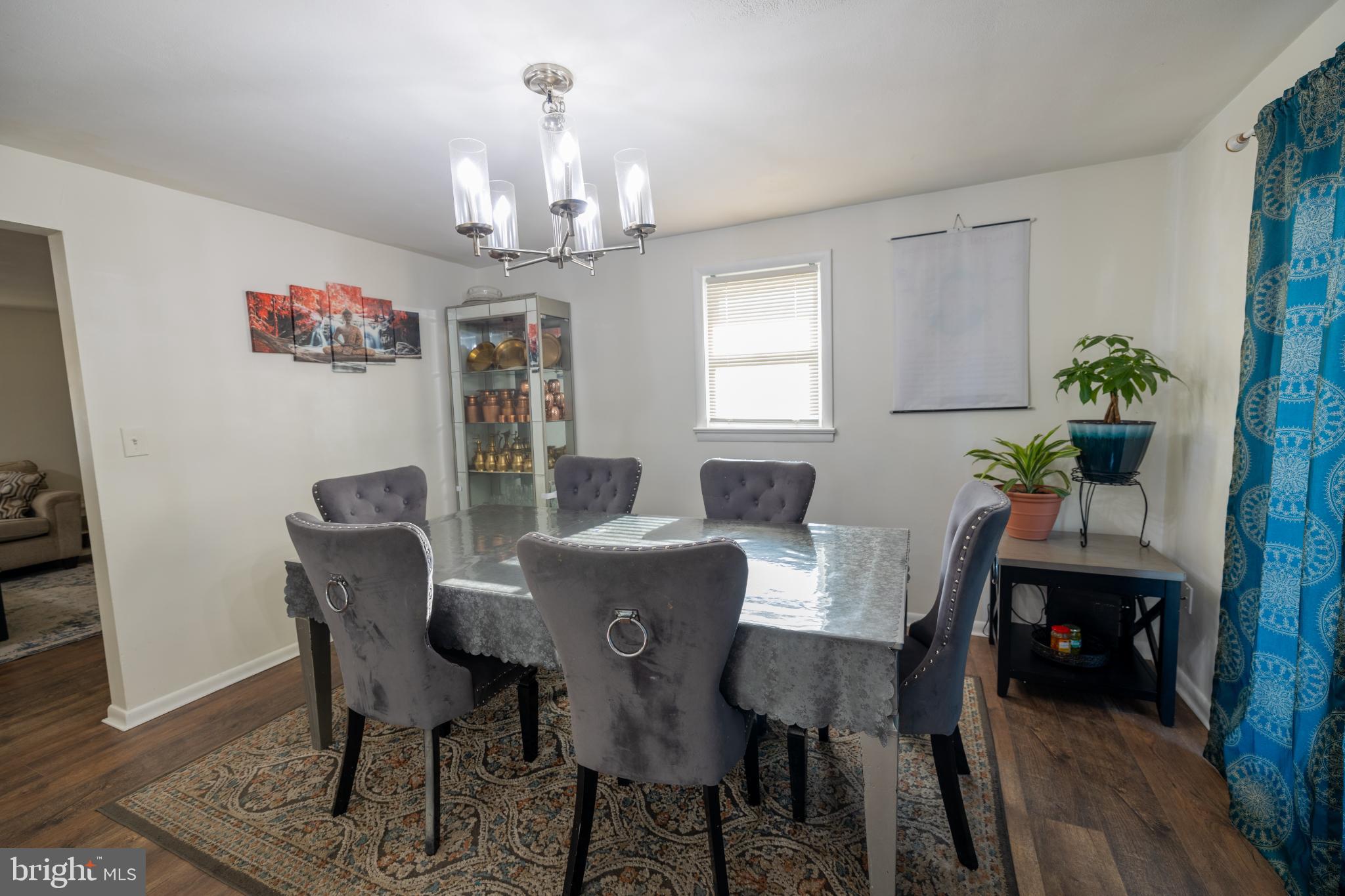 Elegant dining space with modern charm.