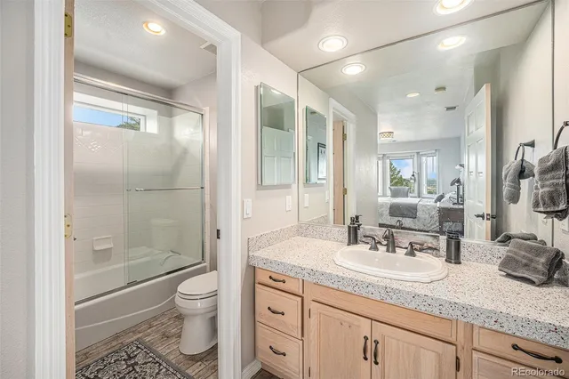 a view of a dining area with furniture window and outside view