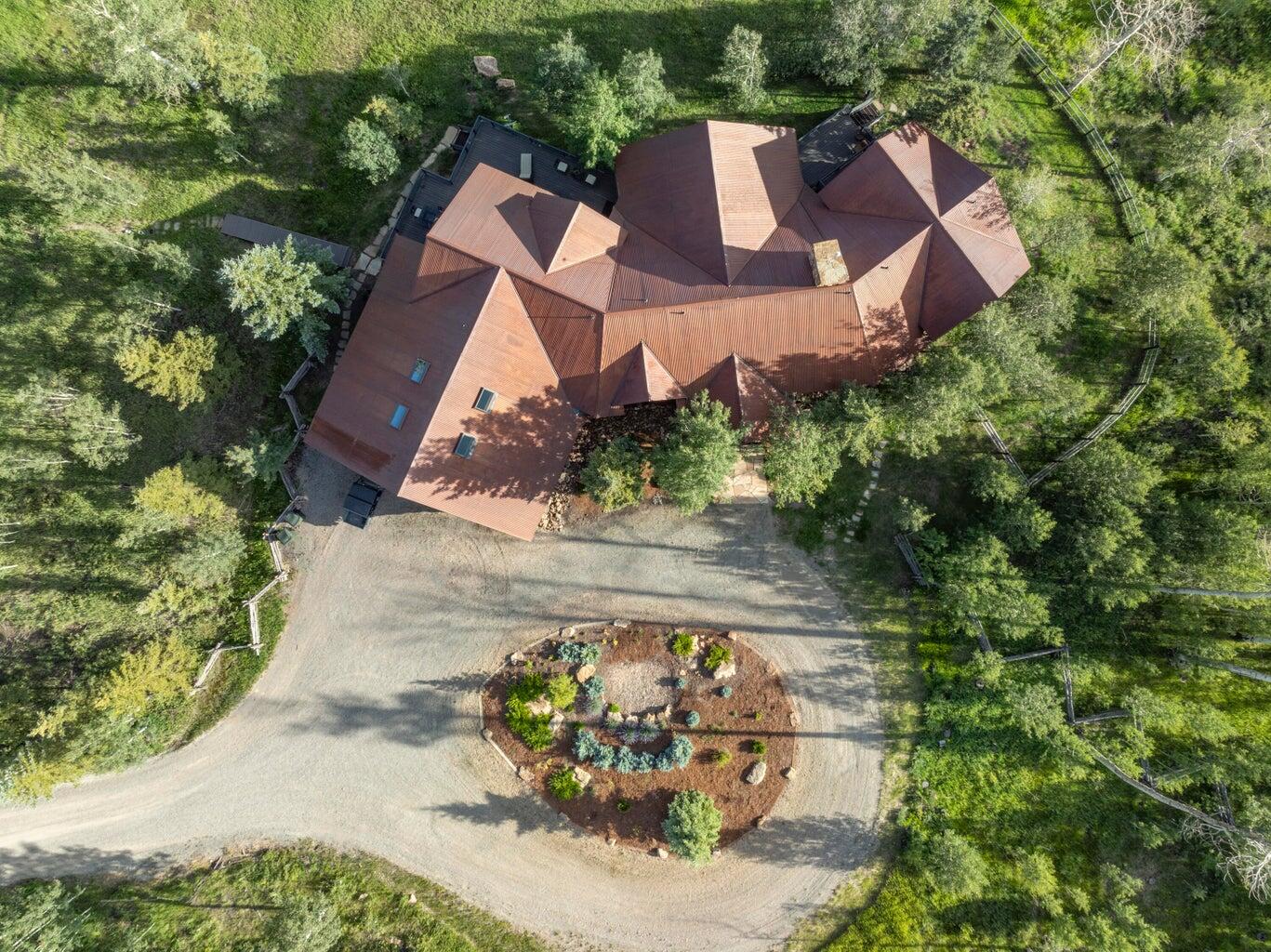 3036 Laughing Dog Road Placerville, CO 81430 - Photo 37 of 37 Drone Overhead