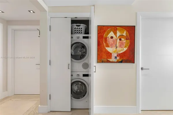 a terrace with outdoor seating and city view