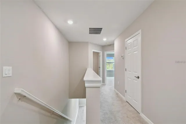 a view of entryway with white walls