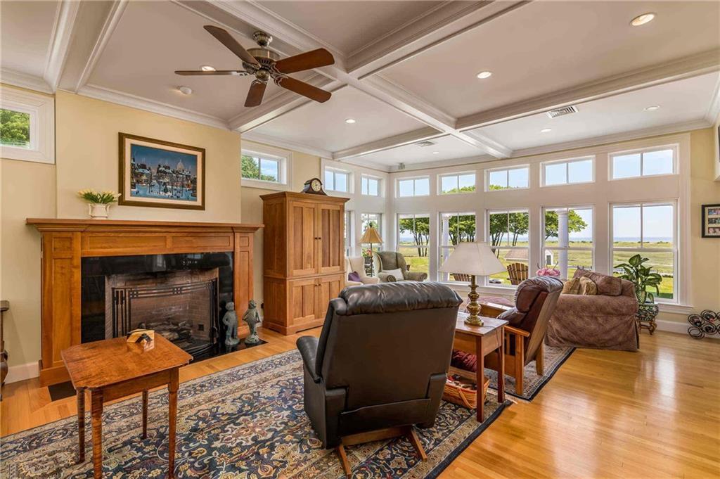 14 Seapoint Road Kittery Point, ME 03905 - Photo 10 of 35 The open concept living room is...