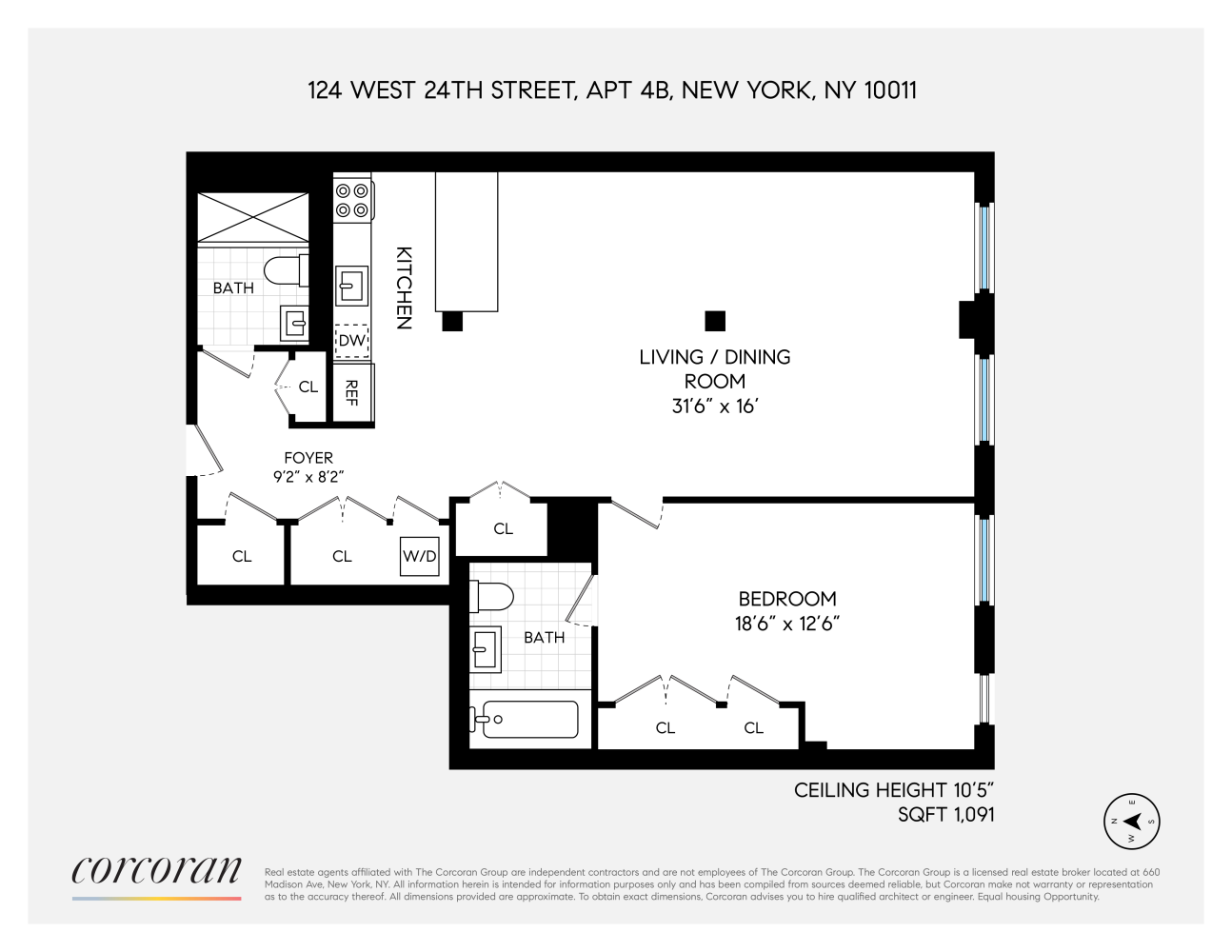 124 West 24th St Unit 4B  