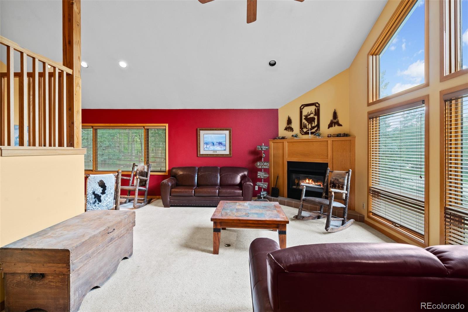868 Deer Path Road Dillon, CO 80435 - Photo 9 of 50 a living room with furniture and a fireplace