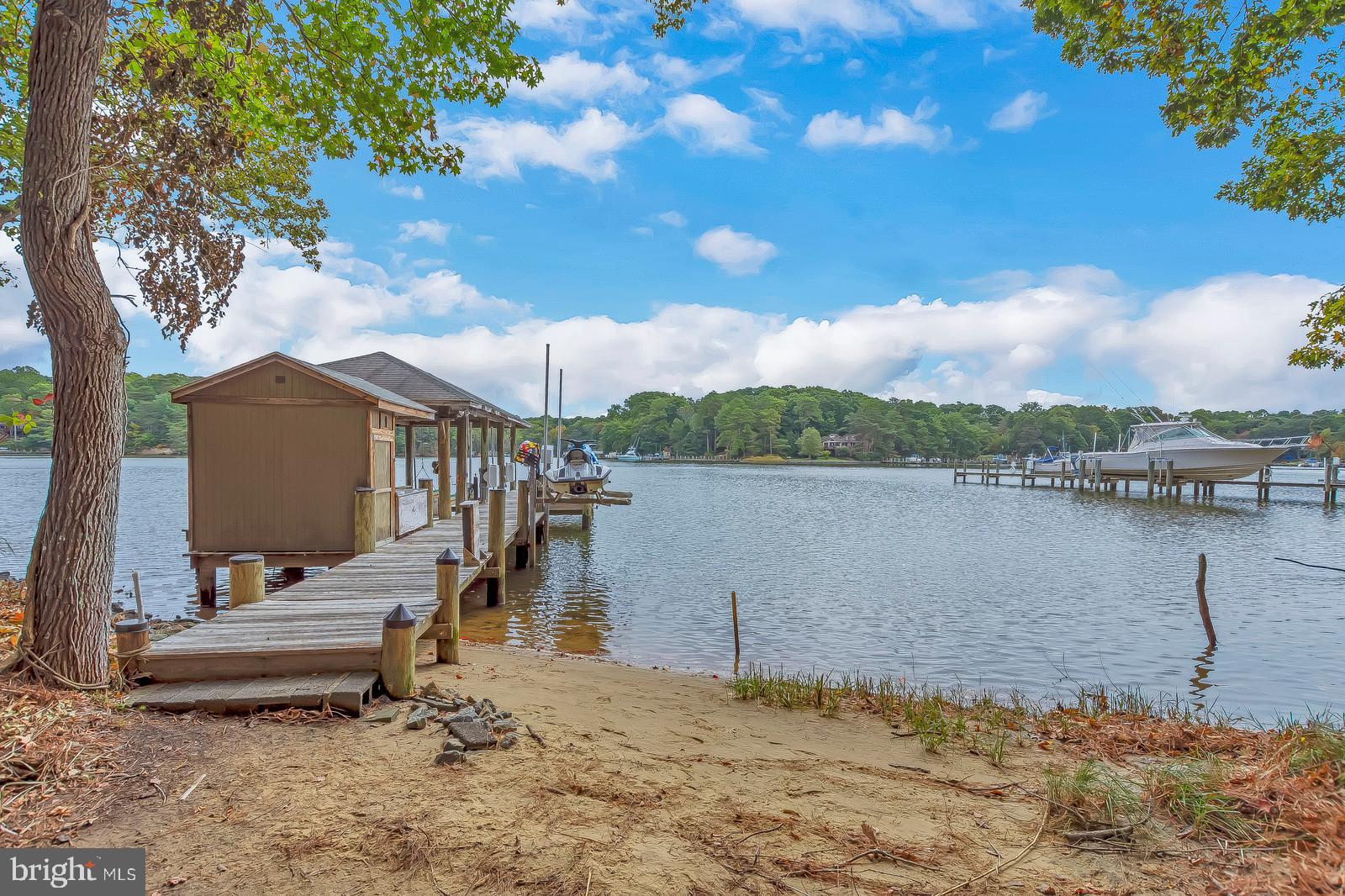 1289 Hollidge Road Lusby, MD 20657 - Photo 40 of 47 Pier, Boathouse & View