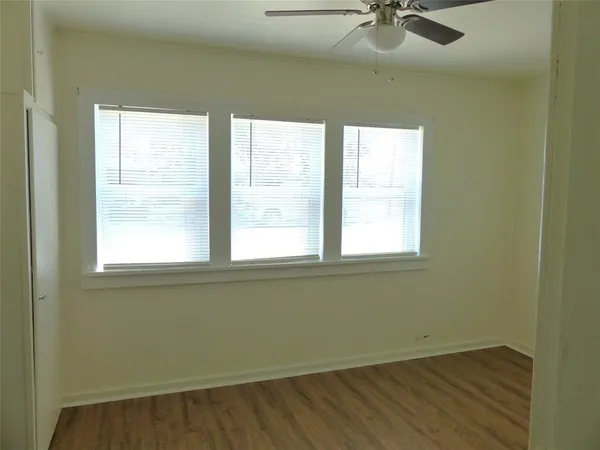 a view of a livingroom with a window