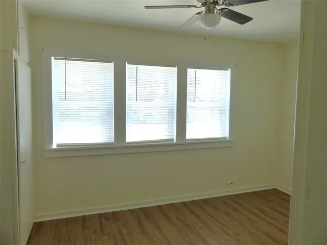 a view of a livingroom with a window