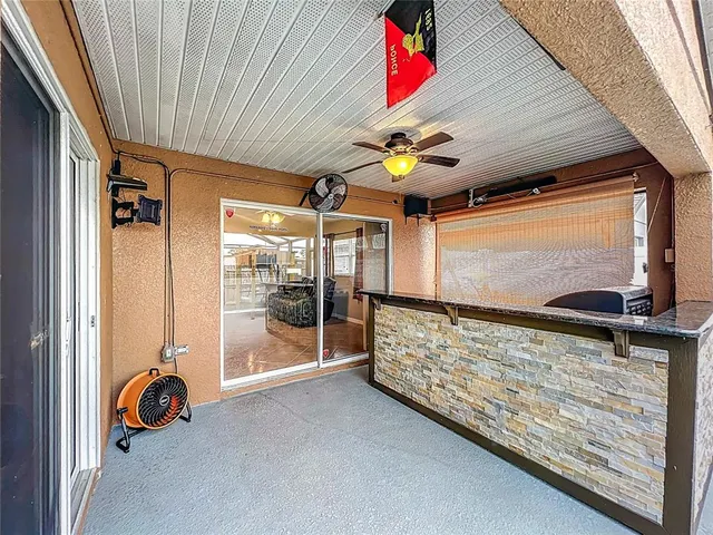 a view of an outdoor space and entertaining space