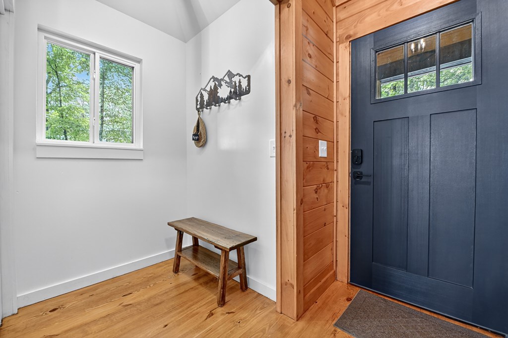 65 Highland Tower Road Blue Ridge, GA 30513 - Photo 36 of 48 a view of an entryway with wooden floor and a window