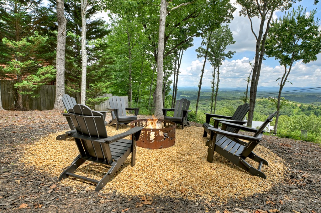65 Highland Tower Road Blue Ridge, GA 30513 - Photo 38 of 48 a view of a backyard with a patio
