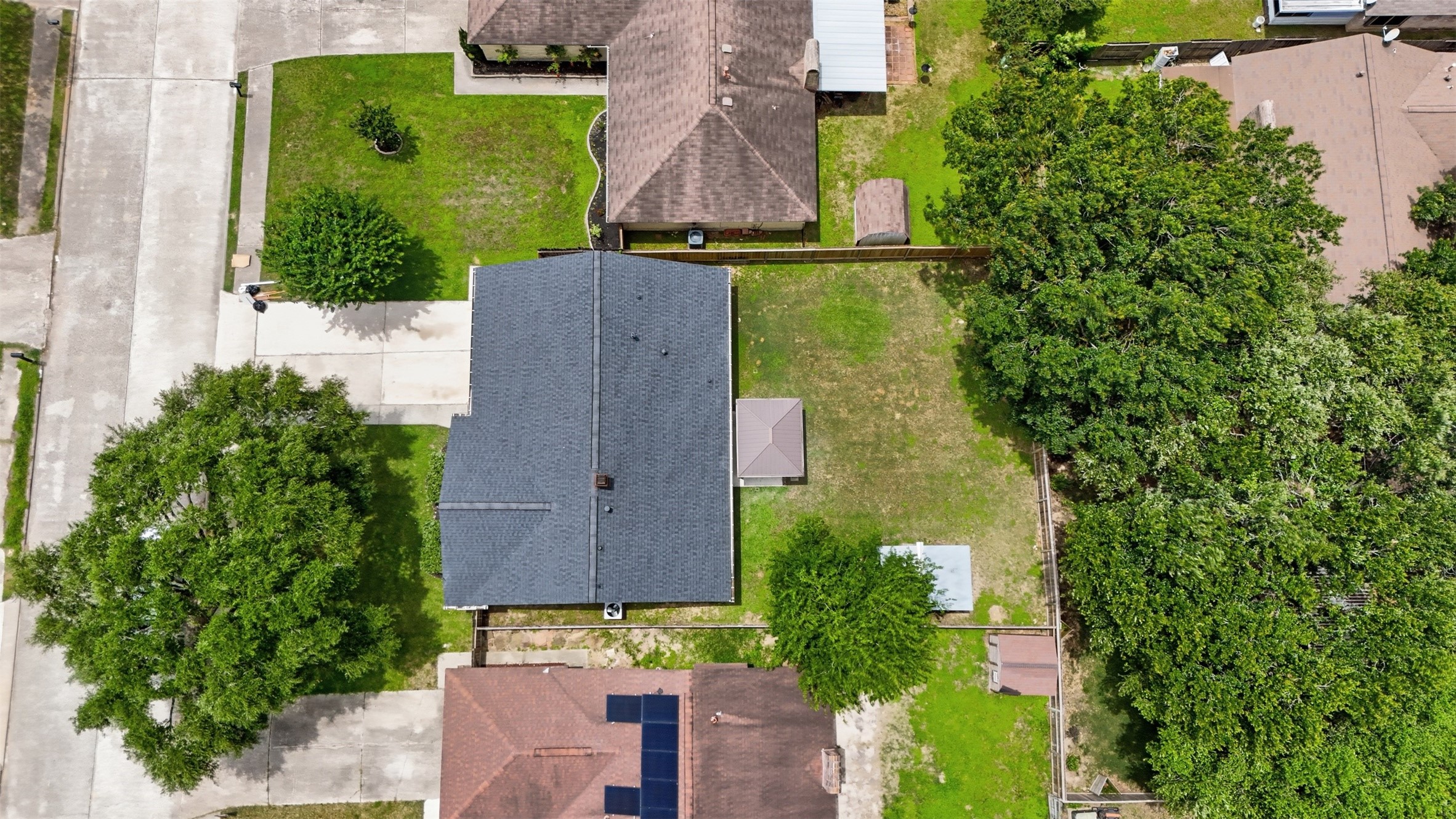 9418 Kilrenny Drive Spring, TX 77379 - Photo 40 of 47 an aerial view of a residential houses with outdoor space