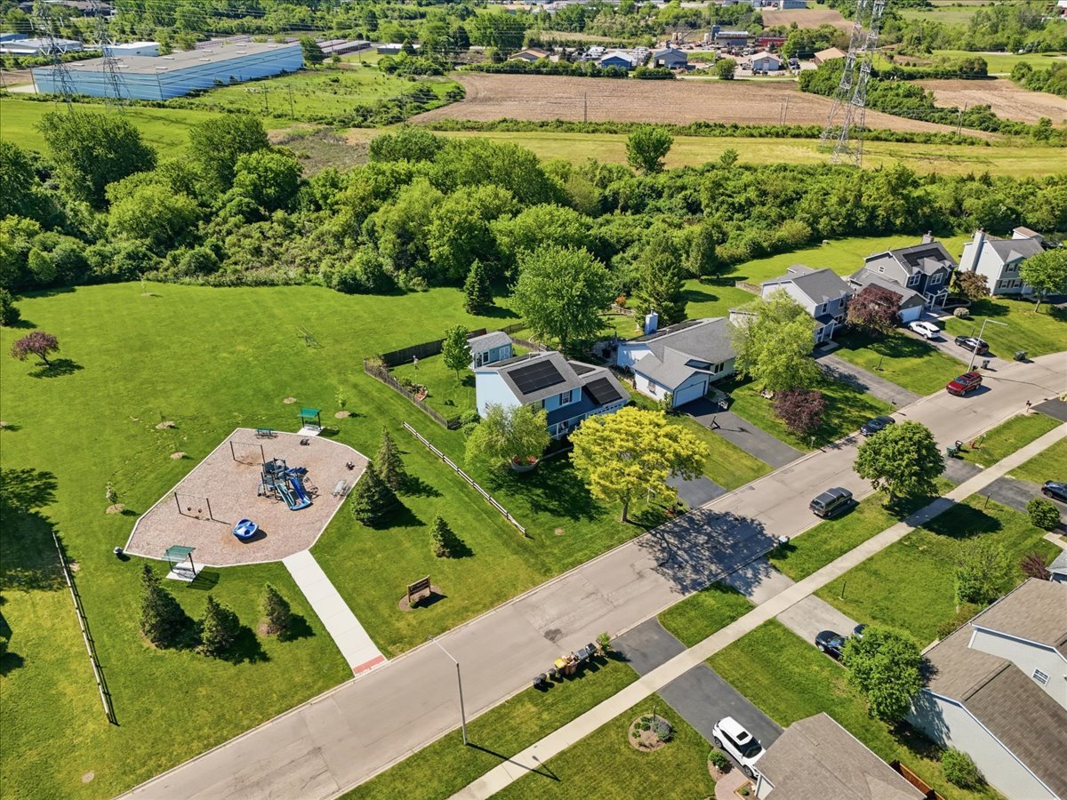 3413 Harbor Ridge Drive Zion, IL 60099 - Photo 4 of 37 an aerial view of a residential houses with outdoor space and street view