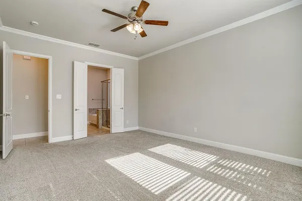 a view of an empty room