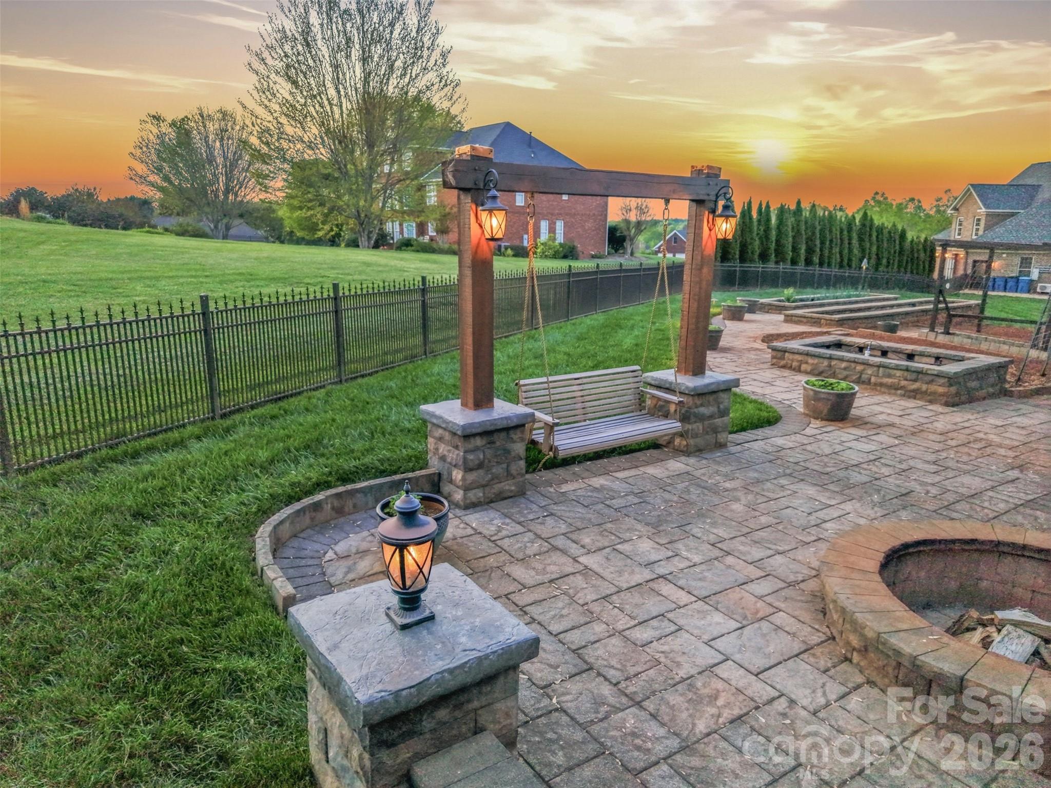 3638 Hogan Court Conover, NC 28613 - Photo 37 of 38 a view of a garden with a slide