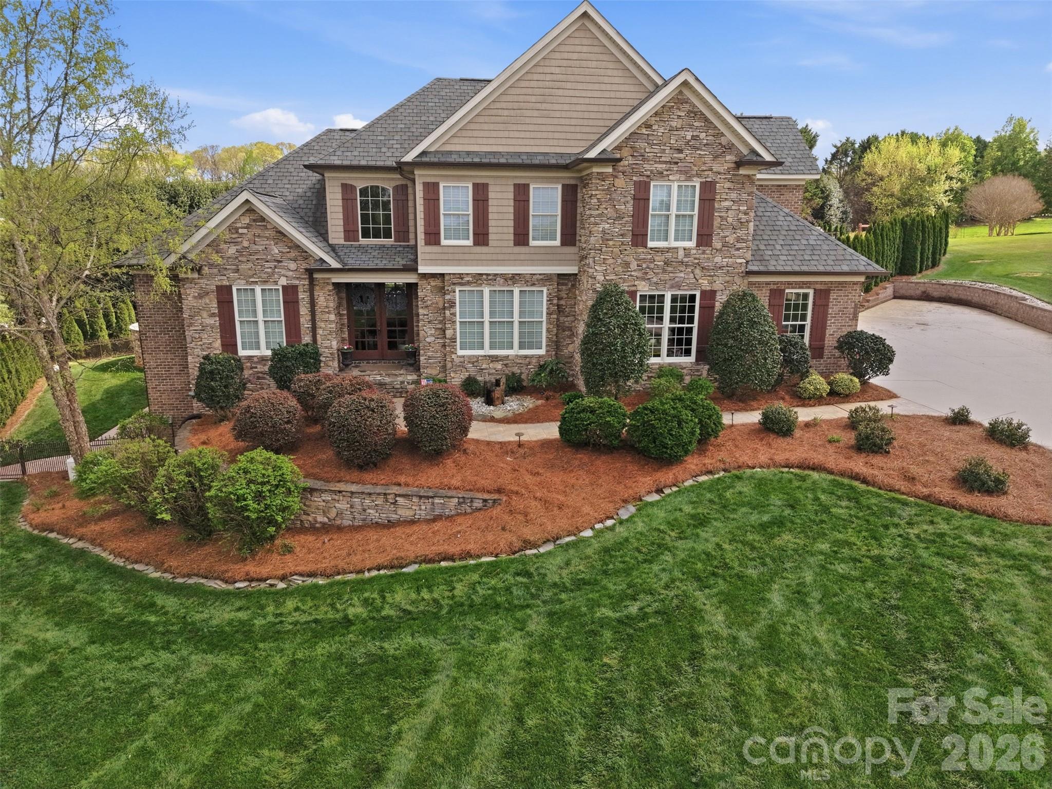 3638 Hogan Court Conover, NC 28613 - Photo 4 of 38 a front view of a house with a yard
