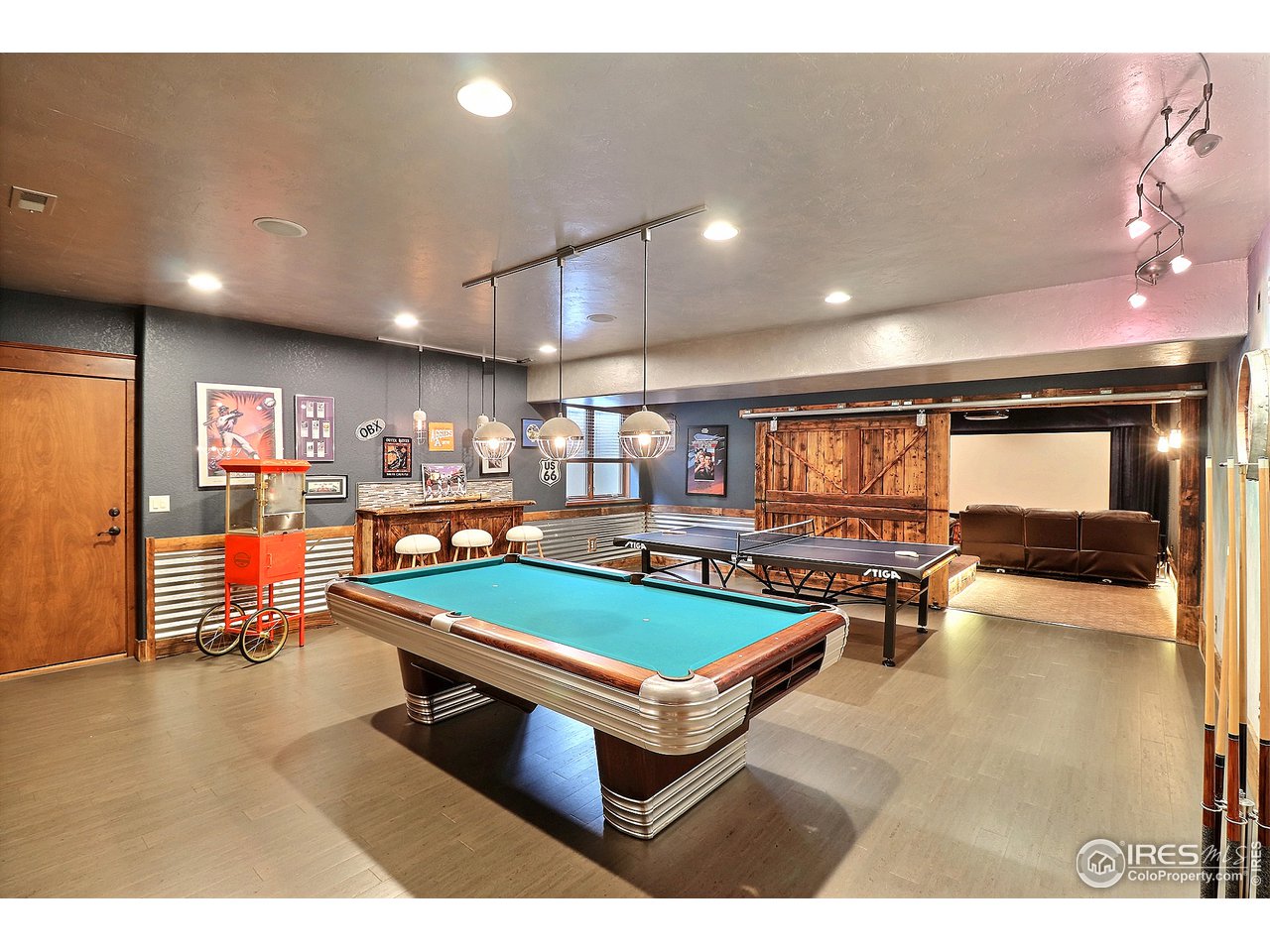 6320 Westchase Road Fort Collins, CO 80528 - Photo 29 of 40 Everyone will enjoy entertaining guests in this over the top game room, play room w/an attached theater room.