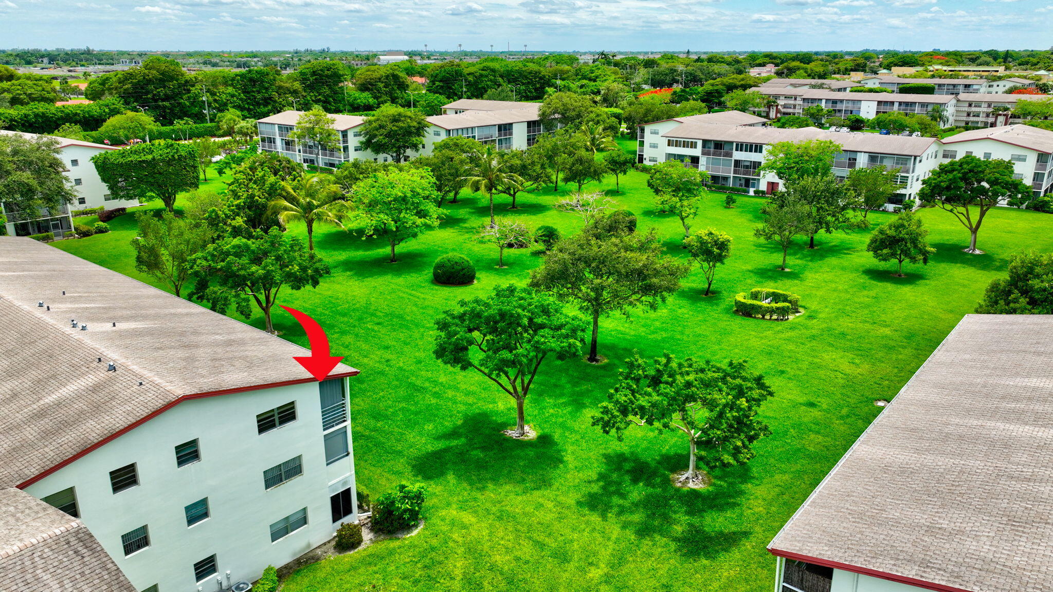 374 Brighton I, Unit 374 Boca Raton, FL 33434 - Photo 50 of 83 Aerial Views of the Corner Unit
