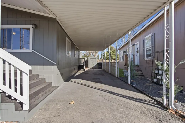 a view of a house with a porch