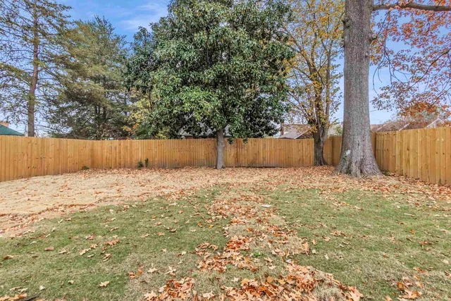 a view of wooden fence