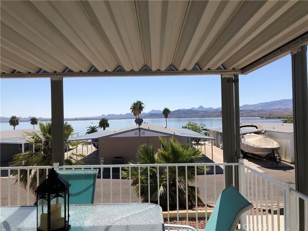 a view of balcony with couch