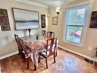 5 Saxton Road Farmingdale, NJ 07727 - Photo 27 of 39 a view of a dining room with furniture window and wooden floor
