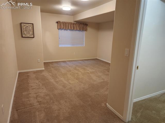 5671 Sonnet Ridge Point Colorado Springs, CO 80918 - Photo 26 of 30 Large bedroom with walk in closet in basement