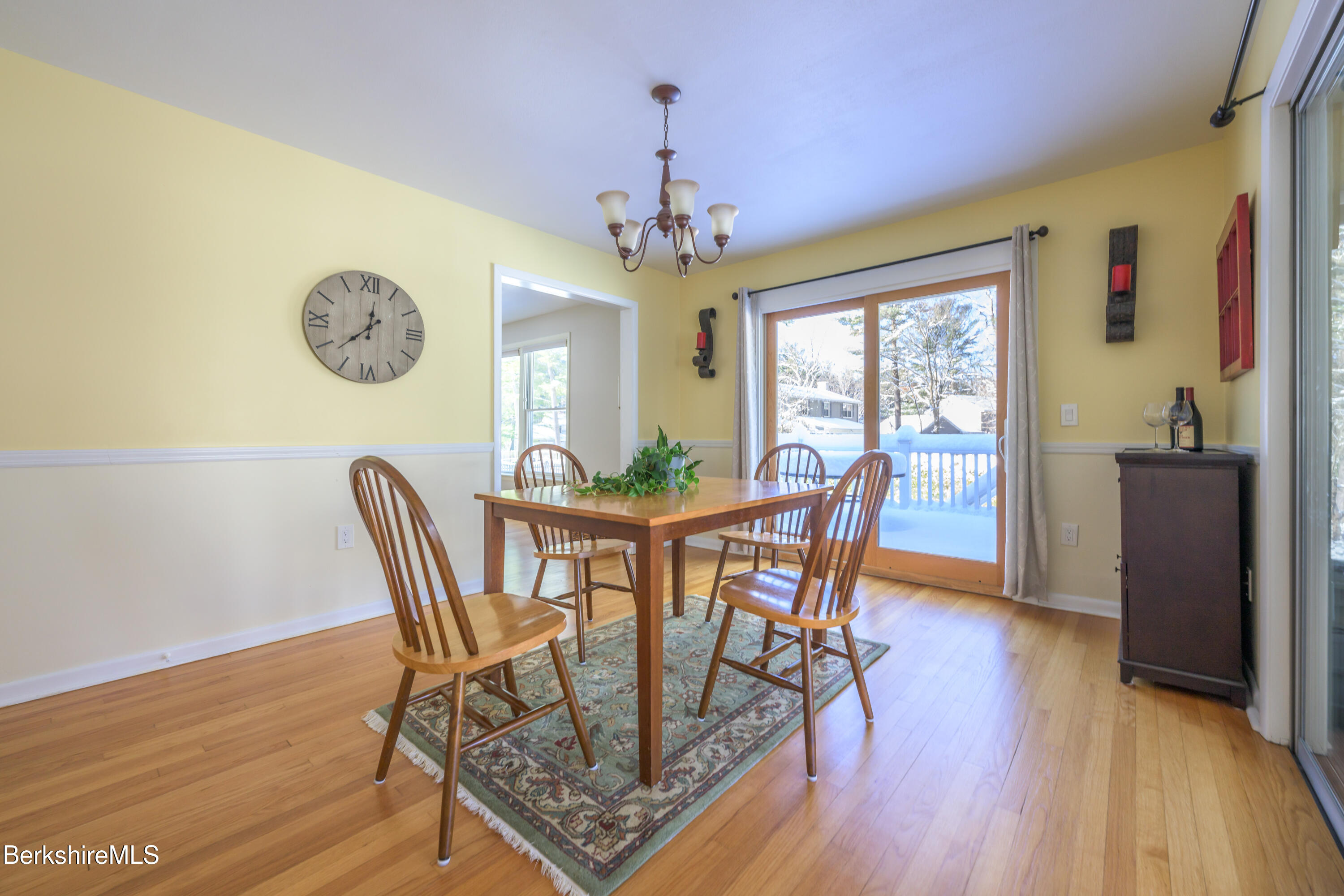 40 Leroi Drive Pittsfield, MA 01201 - Photo 16 of 38 a view of a dining room with furniture window and wooden floor