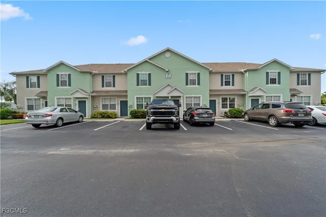 a car parked in front of a house