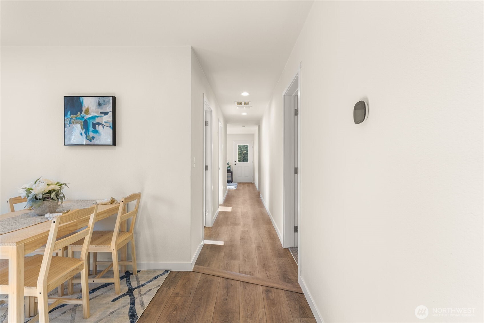 1088 Koontz Road Napavine, WA 98532 - Photo 13 of 36 a view of a hallway with wooden floor