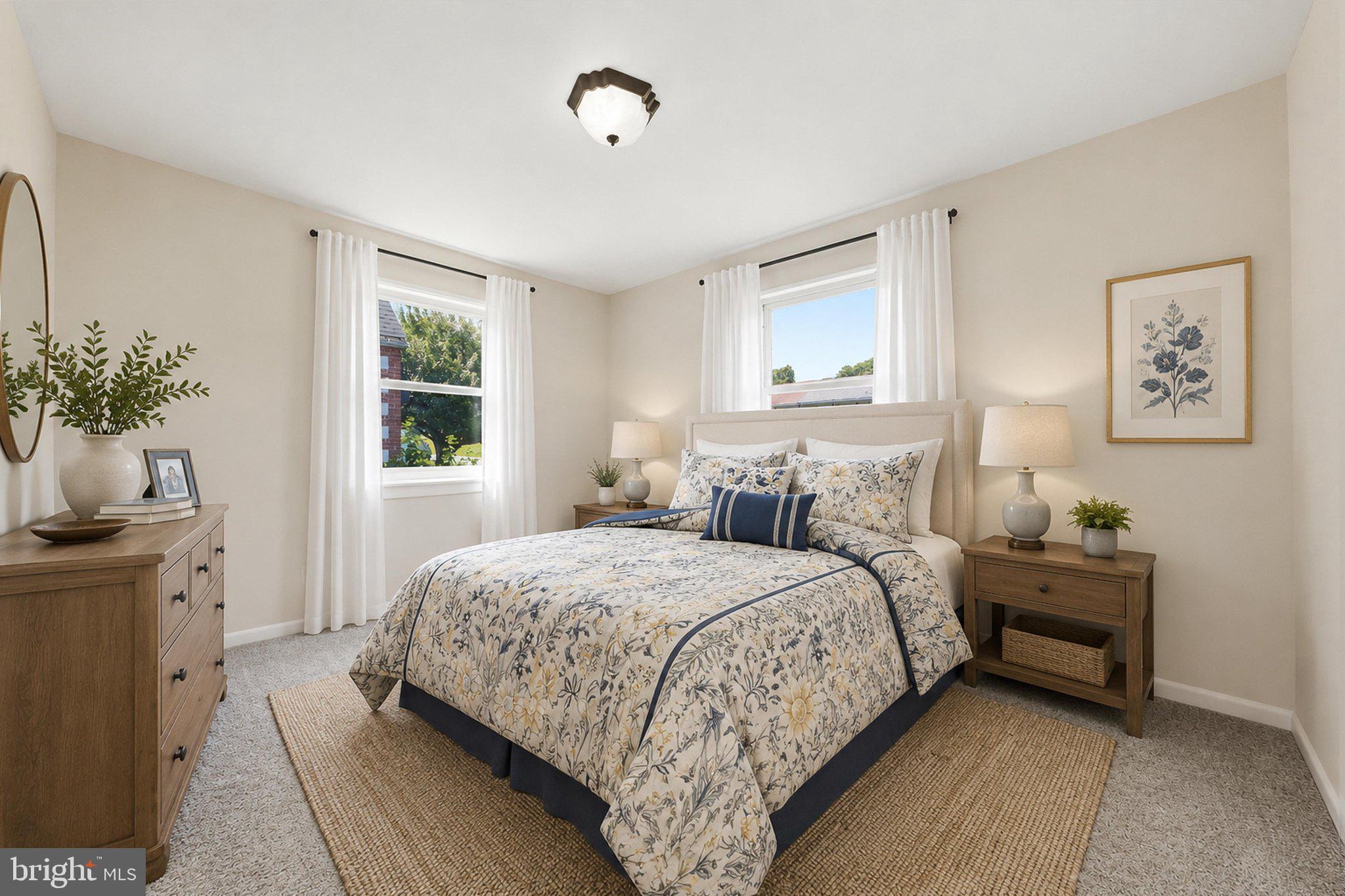 417 Elmwood Road Baltimore, MD 21206 - Photo 26 of 46 Bedroom 2 Virtually Staged