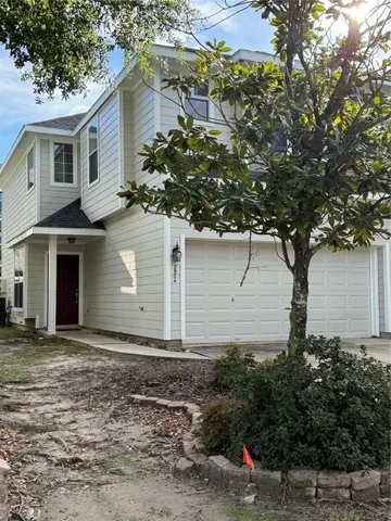 a front view of house with yard