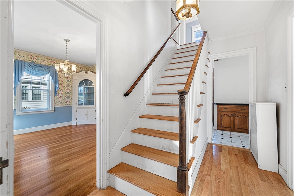 284 Beverly Road Worcester, MA 01605 - Photo 4 of 30 a view of entryway and hall with wooden floor