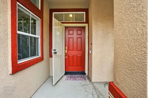 a view of an entryway door