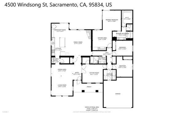 $599,999 | 4500 Windsong Street, Sacramento, CA 95834