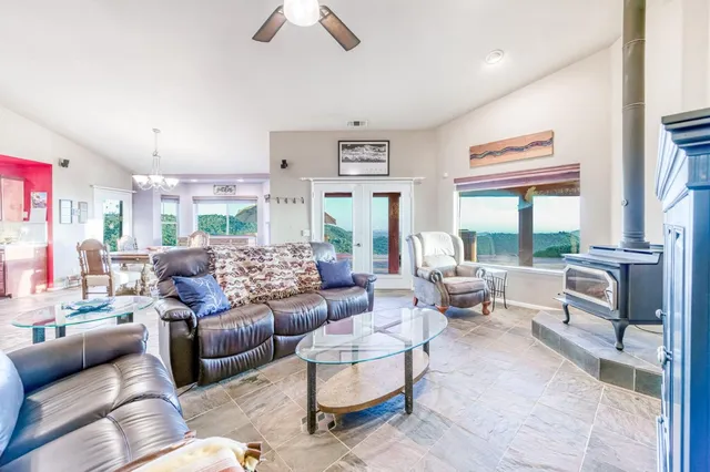 a close view of dining table