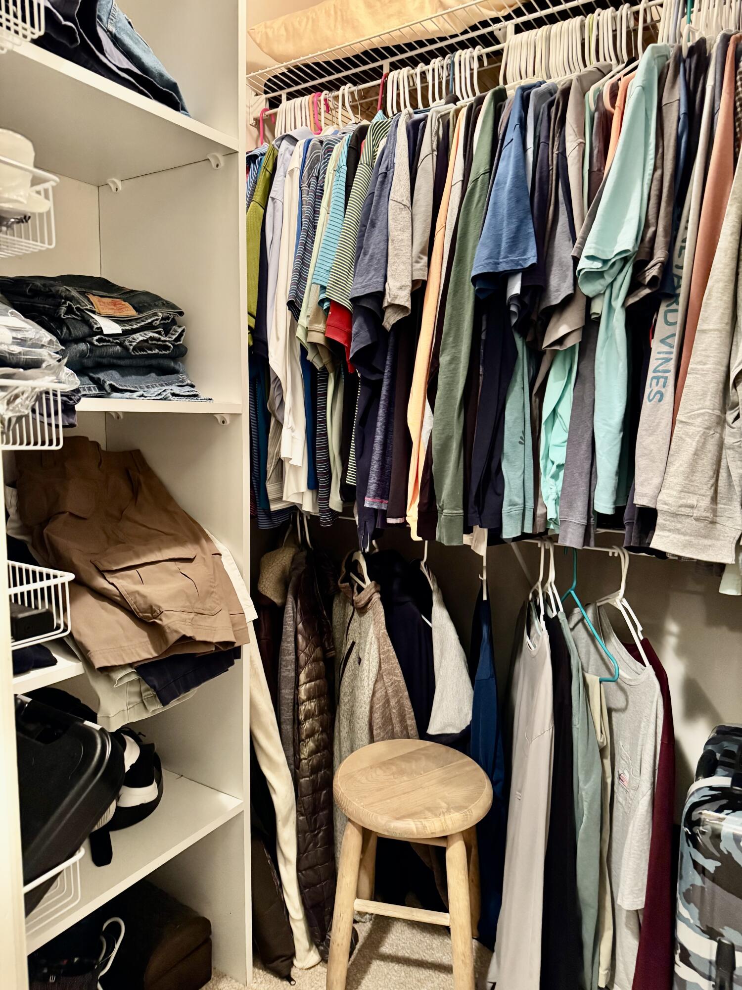 603 Southwest 15th Street Okeechobee, FL 34974 - Photo 16 of 40 a view of walk in closet with clothes and shoes