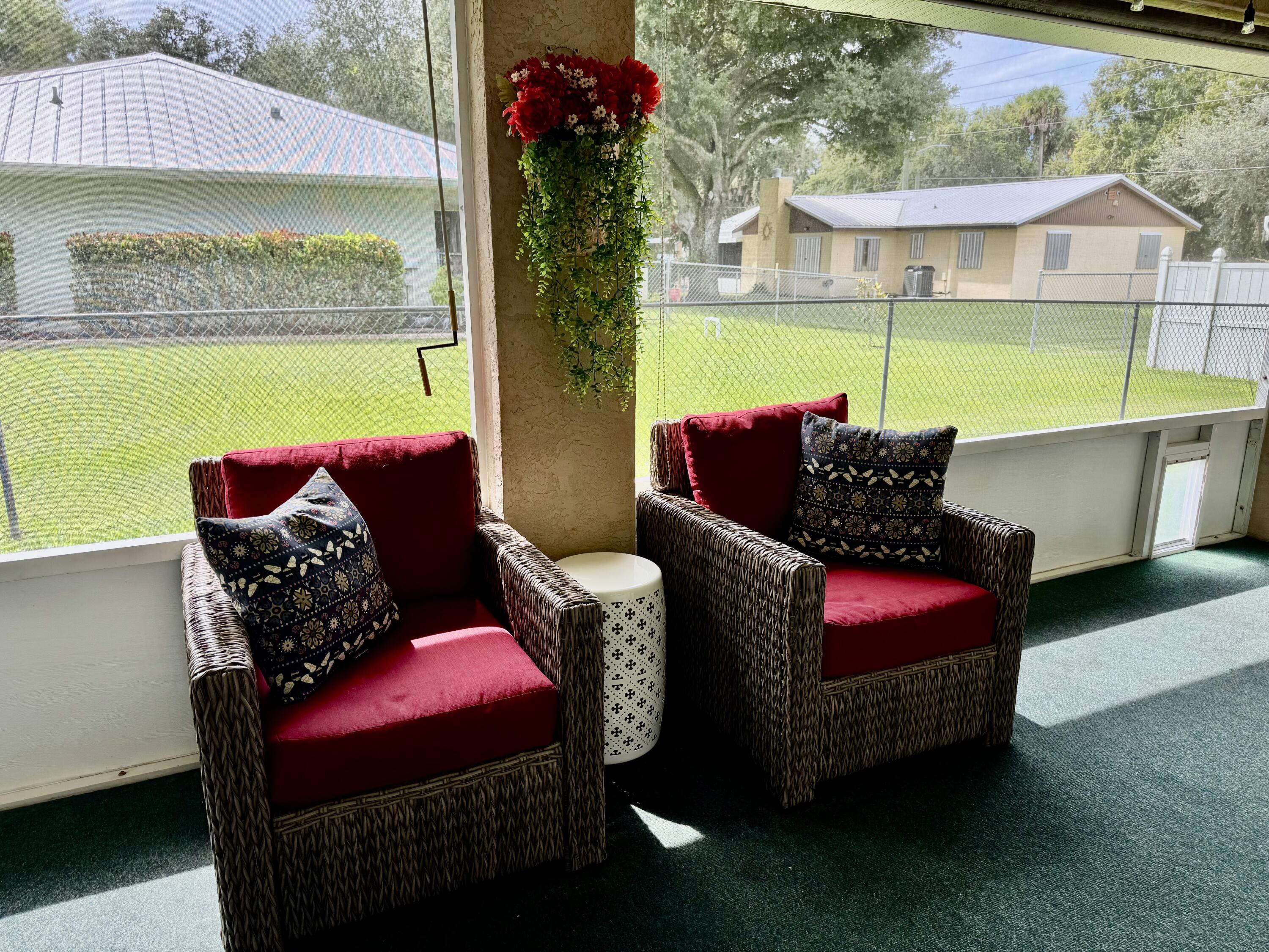 603 Southwest 15th Street Okeechobee, FL 34974 - Photo 34 of 40 a view of a outdoor sitting area with a couch