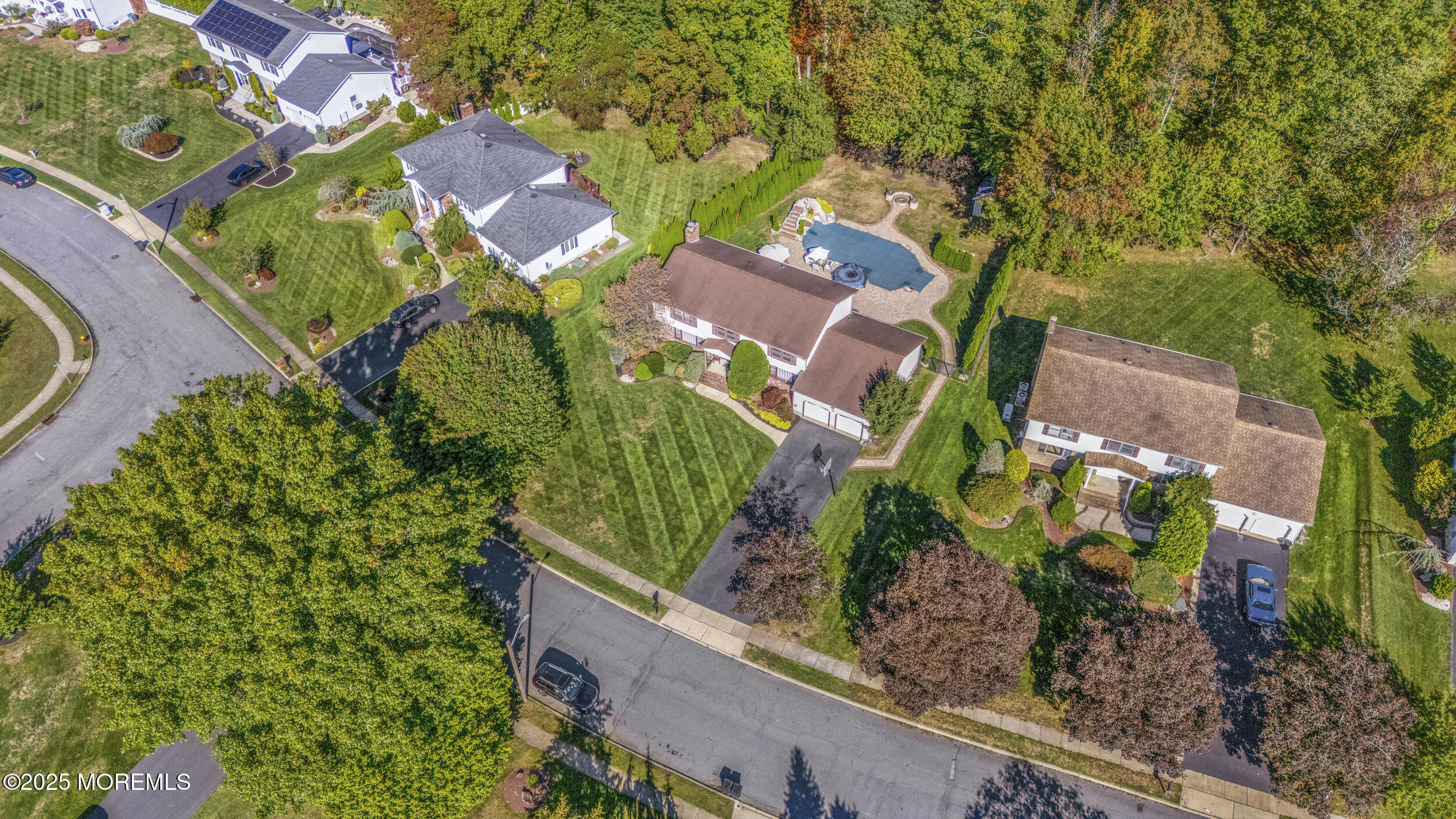 16 Timber Lane Manalapan, NJ 07726 - Photo 53 of 54 an aerial view of a house