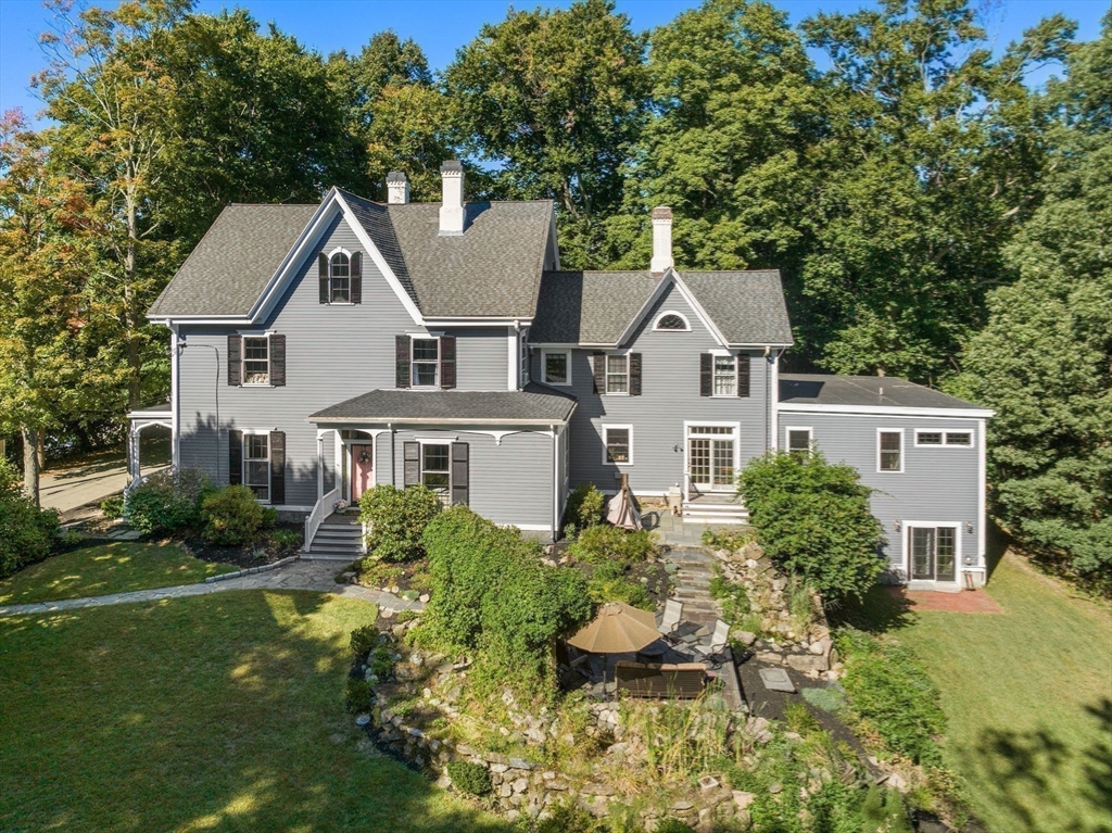 62 Old River Place Dedham, MA 02026 - Photo 36 of 39 a front view of house with yard and green space