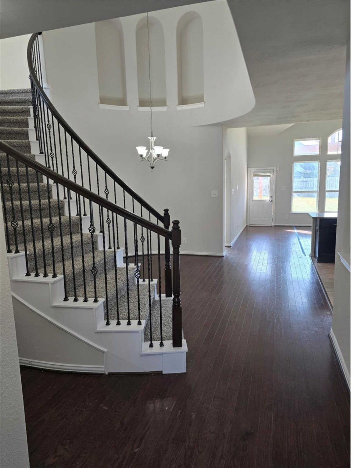 9702 Layton Ridge Drive Humble, TX 77396 - Photo 14 of 21 a view of entryway with wooden floor