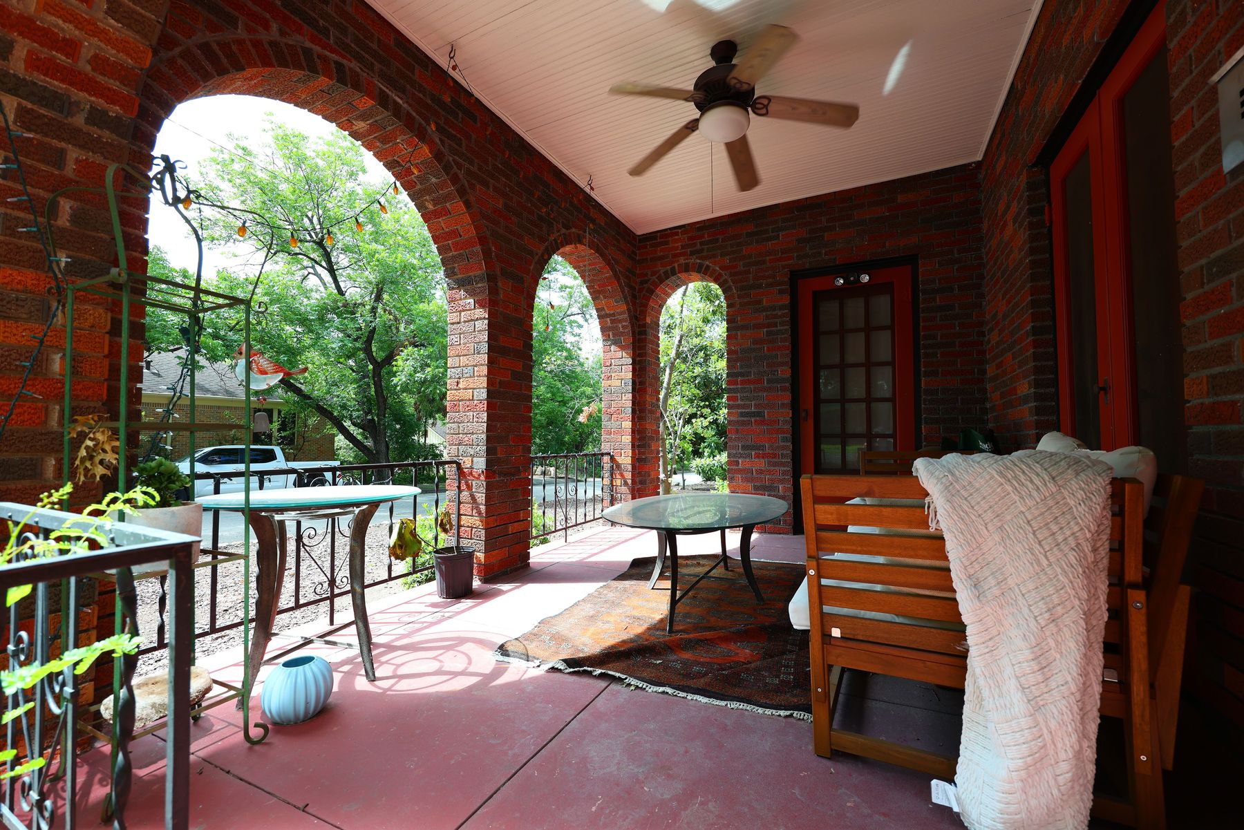 609 Texas Austin, TX 78705 - Photo 8 of 18 View of patio with ceiling fan.