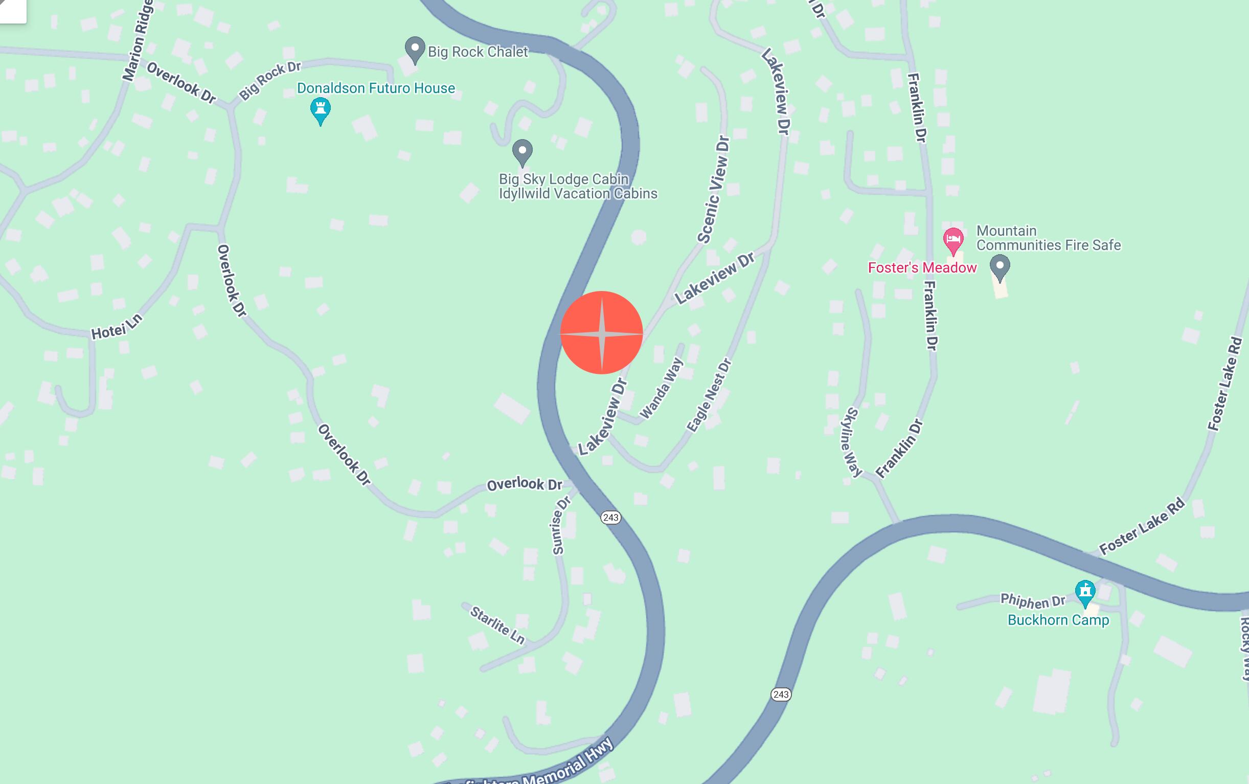 0 Lakeview Drive Idyllwild, CA 92549 - Photo 2 of 7 a bathroom with a shower and a mirror