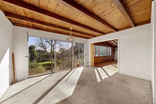a view of a car park from a balcony