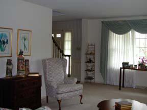 Living room taken from dining room area.