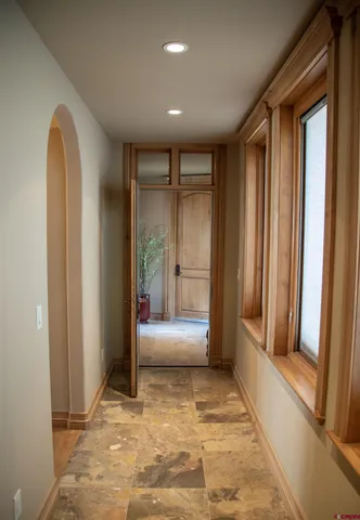 a view of an entryway